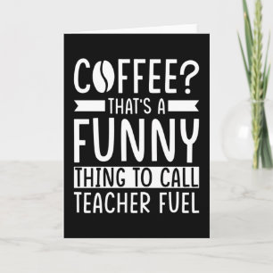 Teacher Coffee Gift Card
