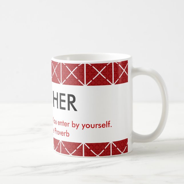 Teacher Coffee Mug (Right)