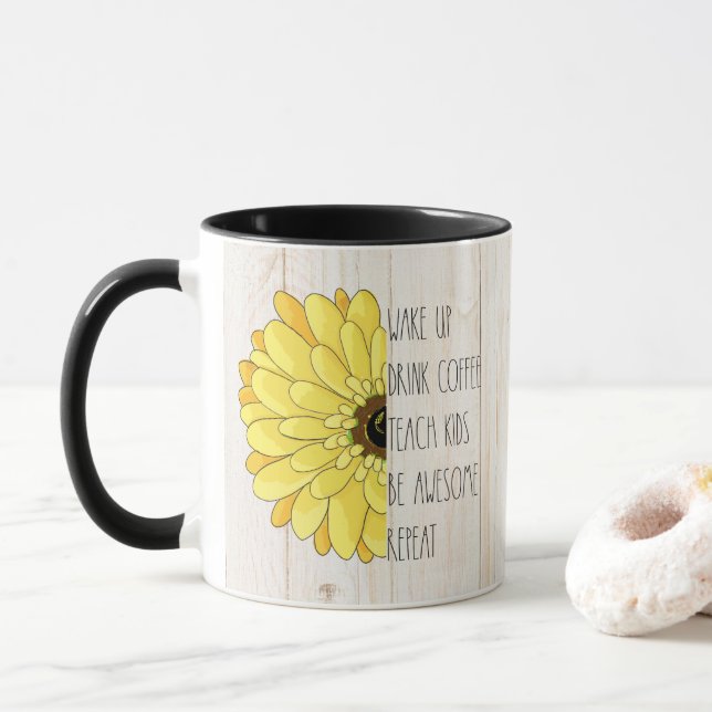 Teacher Coffee Mug (With Donut)