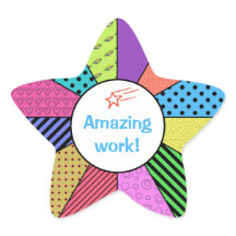 Teacher Compliment Bright Colour Wedges