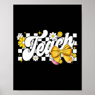 Teacher Coquette Bow Teacher Appreciation Back To  Poster
