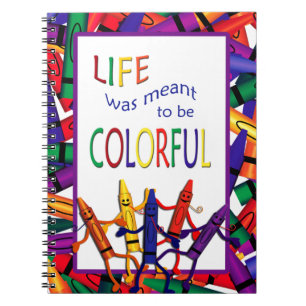 Teacher Crayons Colourful Life Note Book