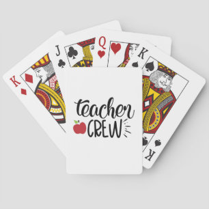 Teacher Crew Playing Cards