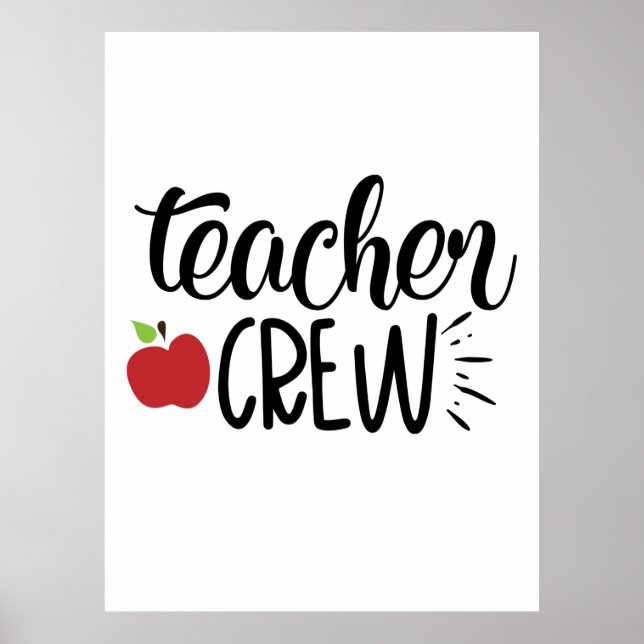 Teacher Crew Poster (Front)