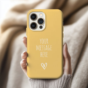 Teacher   Custom Message Yellow Graduation Gift iPhone 15 Case