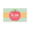 Teacher Cute Apple Chevron Stripes