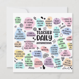 Teacher Daily Invitation