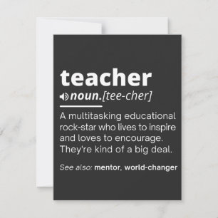 Teacher Definition - Funny Teaching School Teacher
