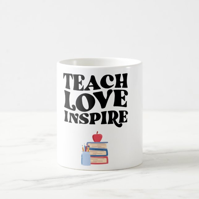teacher design for teachers coffee mug (Center)