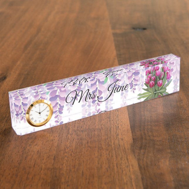 Teacher Desk Name Plate (Side)