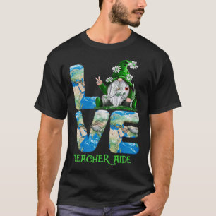 Teacher Earth Day 2023 Gnome Teacher Aide T-Shirt