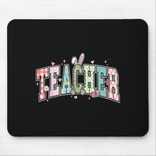 Teacher Easter Day Funny Teacher Rabbit Mouse Pad