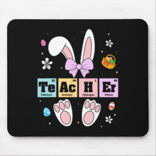 Teacher Easter Periodic Elements Bunny Ears Teache Mouse Pad