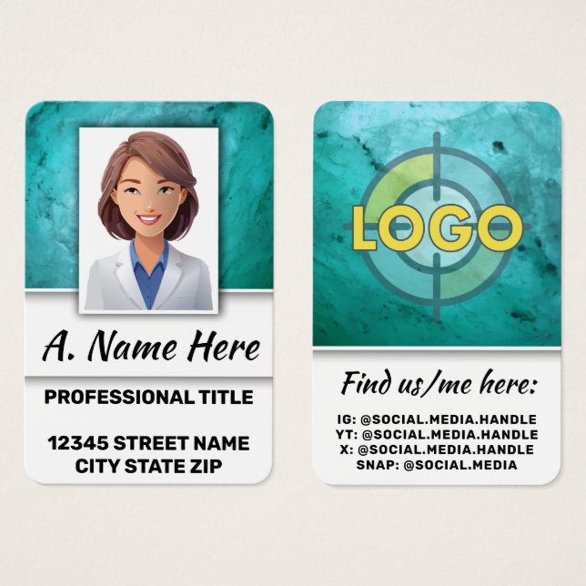 Teacher Educator School District Admin Staff Photo (Front & Back)