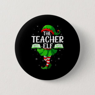 Teacher Elf Christmas Girls Women Elf Squad Xmas F 6 Cm Round Badge