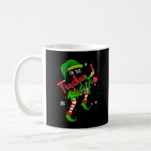 Teacher Elf Matching Family Group Christmas Party Coffee Mug