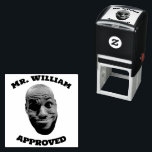 Teacher Face Stamp, Funny Face Teacher Approval Self-inking Stamp<br><div class="desc">Teacher Face Stamp,  Funny Face Teacher Approval self-inking stamp</div>