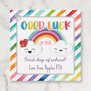 Teacher first day of school appreciation tag