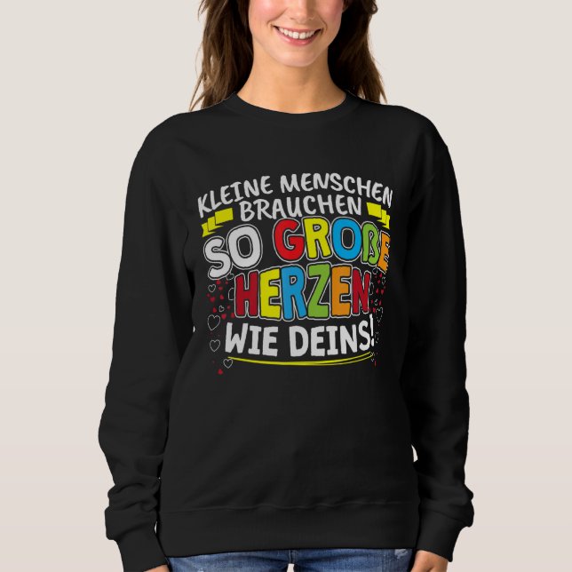 Teacher  For Nursery And Educators Sweatshirt (Front)