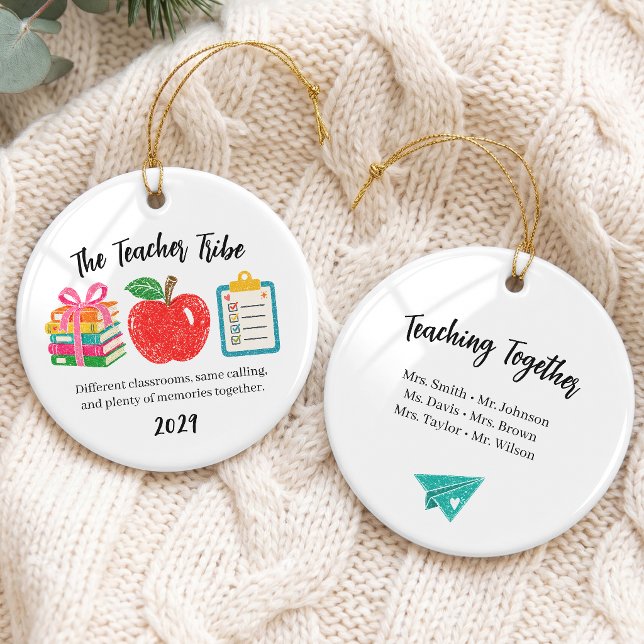 Teacher Friends Group Ornament (Creator Uploaded)