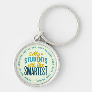 TEACHER - Funny Quotes - Add Name to personalise Key Ring