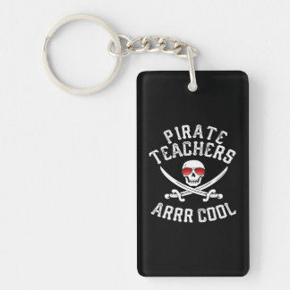 Teacher Funny Teacher Talk Like a Pirate Day Key Ring