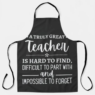 teacher Gift, A Truly Great Teacher Apron
