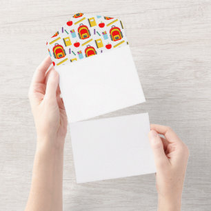 Teacher Gift Apple Back To School All In One Invitation