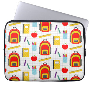 Teacher Gift   Apple Back To School Laptop Sleeve