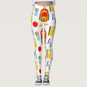 Teacher Gift   Apple Back To School Leggings
