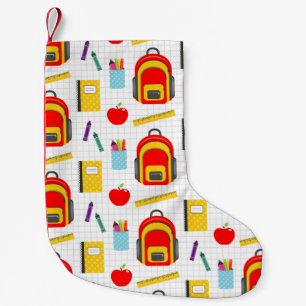 Teacher Gift   Apple Back To School Small Christmas Stocking