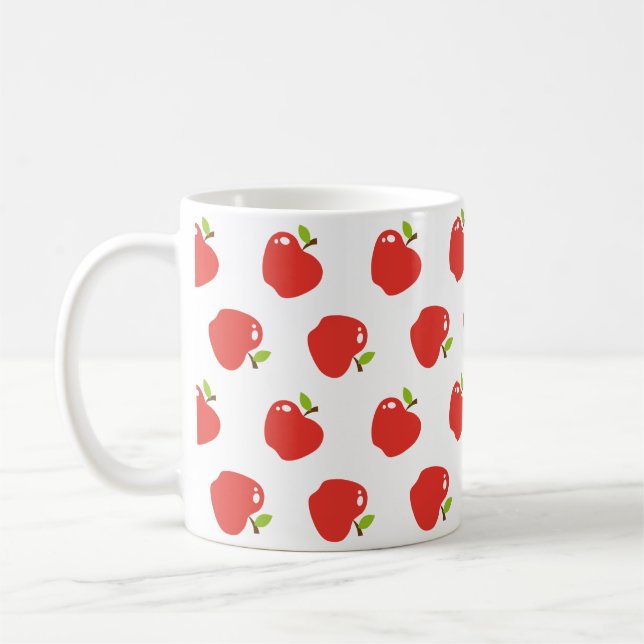 Teacher Gift Apples Mug (Left)