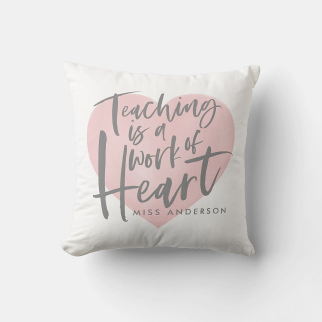 Teacher gift  cushion (Front)