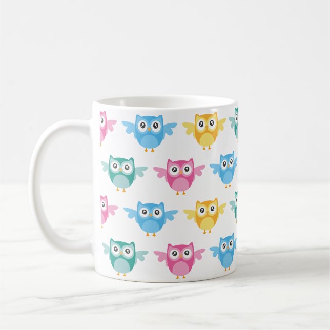 Teacher Gift Cute Owl Mug (Left)