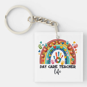 Teacher Gift Day Care Teacher Life Key Ring