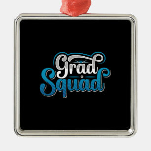 Teacher Gift Glad Squad Metal Ornament