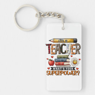 Teacher Gift I Am A Teacher Key Ring