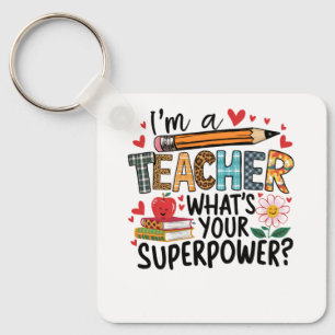 Teacher Gift   I Am A Teacher Key Ring