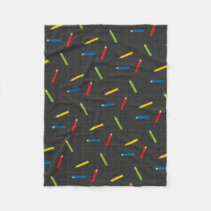 Teacher Gift I Can Not Teach Anybody Anything Fleece Blanket