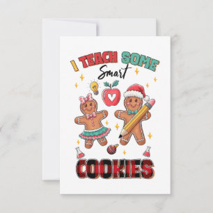 Teacher Gift I Teach Some Smart Cookies RSVP Card