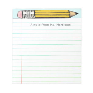 Teacher Gift Ideas Notepad