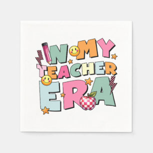 Teacher Gift In My Teacher Era Napkin
