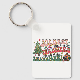 Teacher Gift Jolliest Bunch Of Teachers Key Ring