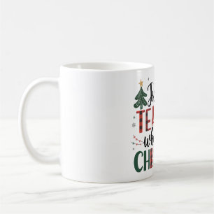 Teacher Gift Just a Teacher Who Loves Christmas Coffee Mug