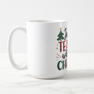 Teacher Gift Just a Teacher Who Loves Christmas Coffee Mug