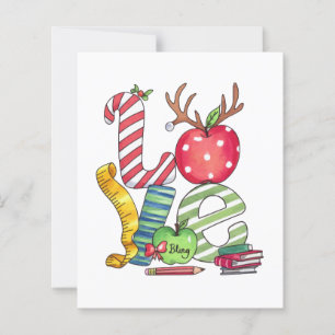 Teacher Gift Love Pencil Apple