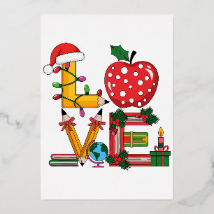 Teacher Gift   Love Pencil Apple Books