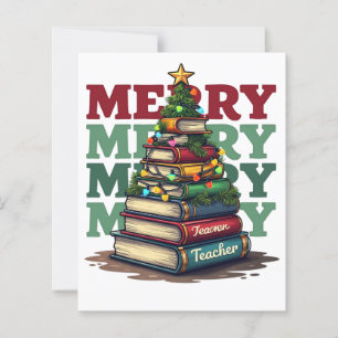 Teacher Gift Merry Christmas Teacher Books