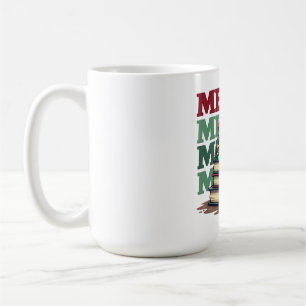 Teacher Gift Merry Christmas Teacher Books Coffee Mug