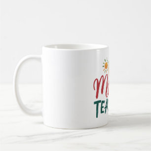 Teacher Gift One Merry Teacher Coffee Mug
